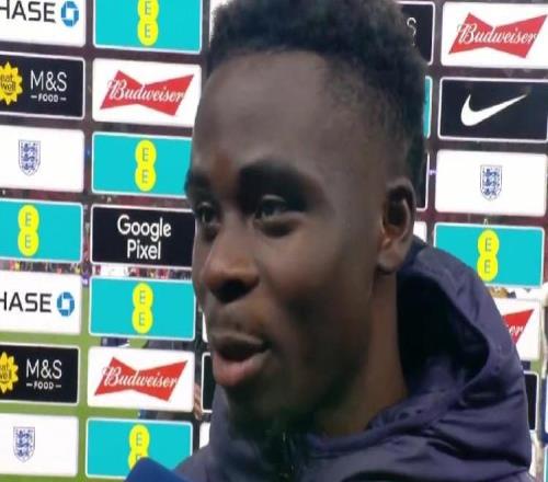 薩卡：能夠回歸英格蘭隊并取得進(jìn)球真的很開(kāi)心，這種感覺(jué)很好